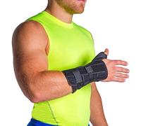 Fortuna Elasticated Wrist Support Brace - Compression Wrist Band for Pain Relief, Carpal Tunnel, Tendonitis & Arthritis - Orthopaedic Wrist Supports for Left or Right Hand (Large)