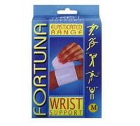 Fortuna Elasticated Wrist Support Brace - Compression Wrist Band for Pain Relief, Carpal Tunnel, Tendonitis & Arthritis - Orthopaedic Wrist Supports for Left or Right Hand (Medium)