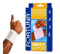 Fortuna Elasticated Wrist Support Brace - Compression Wrist Band for Pain Relief, Carpal Tunnel, Tendonitis & Arthritis - Orthopaedic Wrist Supports for Left or Right Hand (Extra Large)