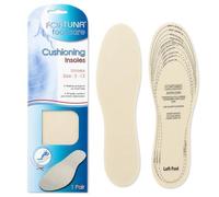 Fortuna Footcare Cushioning Insoles, Unisex Size 3-12, Cut to Size Shoe Inserts, Soft Fabric Top Foam Inner Soles for Pressure Relief, 1 Pair