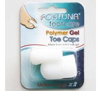 Fortuna Healthcare 2 Pack of Gel Toe Caps Medium / Large