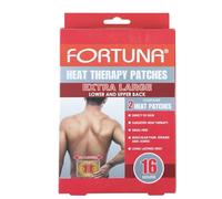 Fortuna Heat Therapy Patches - Long-Lasting Targeted Heat Patch for Back, Neck, Shoulder, Knee, Muscle & Joint Pain Relief - Enhance Recovery - Boost Blood Flow - Direct-to-Skin (Lower and Upper Back)