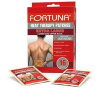 Fortuna Heat Therapy Patches - Long-Lasting Targeted Heat Patch for Back, Neck, Shoulder, Knee, Muscle & Joint Pain Relief - Enhance Recovery - Boost Blood Flow - Direct-to-Skin (Lower and Upper Back)