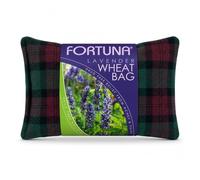 Fortuna Lavender Wheat Bag, Microwavable Heat Pack, Tartan/Lindsay, Reusable Hot or Cold Compress for Everyday Aches, Cramps, Headaches, Arthritic Pain, Tension & Stress