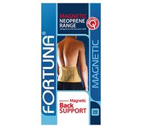 FORTUNA Magnetic Back Support Brace for Lower Back Universal One Size for All Neoprene Orthopedic Posture Support