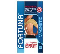 Fortuna Magnetic Shoulder Support Brace Adjustable Neoprene Compression Shoulder Stabiliser Rotator Cuff Support Strap for Left or Right Shoulder One Size