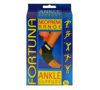 Fortuna Neoprene Ankle Support - Compression Ankle Brace for Plantar Fasciitis, Tendonitis, Sprained Ankles & Achilles Tendon Support - Unisex Injury Treatment & Recovery (X-Large)
