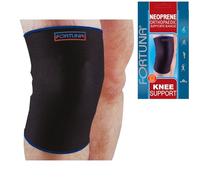 Fortuna Neoprene Knee Support Brace - Compression Sleeve for Arthritis, Joint Pain, ACL, Meniscus Tear, Sports Injury Recovery - Knee Support for Men & Women (Small)