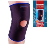 FORTUNA Neoprene Knee Supports - Compression Brace with Open Patella for Joint Pain, ACL, Arthritis, Meniscus - Knee Support for Women & Men - Sports & Everyday Use (Small)