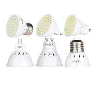 Fortunate Lights 5pcs/lot LED Spot Light Bulbs 3W 5W 7W GU10 Base 2835 SMD AC110V/220V/12V-24V Bright White Lamp Home Hotel Spotlights(Warm White,3w 12-24V)