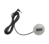 FortunateSweet Car Microphone 3.5mm External Mic for BMW for android Radio Noise Cancelling Wired Head Unit Replacement 300cm Grey