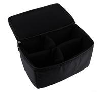 FortunateSweet Fishing Reel Protective Storage Bag, Waterproof Nylon Fishing Tackle Storage Bag, for Camping, Hiking, Hunting(4grids)