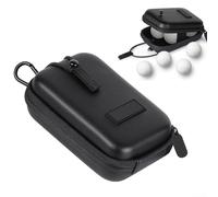 FortunateSweet Golf Rangefinder Hard Shell Case, Golf Rangefinder Hard Shell Case EVA Case with Carabiner and Belt Loop, Golf Accessories for Storing Golf Ball