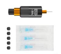 FortunateSweet Mountain Bike Shock Charging Tool for Fox Float DPS CTD IFP System Precision Fit Aluminum Alloy Pump Adapter with Spare Rubber Rings 10x5x5cm