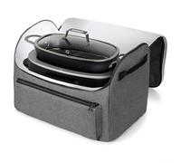 FortunateSweet Portable Slow Cooker Travel Bag, Insulated Carrier Case for NJ Slow Cookers for MC1001, for MC1000, for MC1010, Stove Carrier Pot Storage Bag for Outdoor Camping