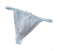 FortunateSweet Seamless Men's G-String Panties 90% Polyamide | Sheer lace fabric, pouch support, L-2XL sizing, black pink skin tones, sexy daily wear