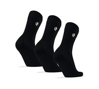 Fortune 369 Limited Embroidered Bamboo Socks for Men or Ladies | UK Size 6-11 | 3 Pairs Classic Socks in Grey or Navy or Blue or Black | Luxury Odour-Free Eco Socks
