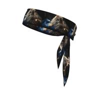 Fortune Cat Sweat-Absorbing Sports Headband, Non-Slip and Adjustable, Running, Basketball, Yoga Sports Headband