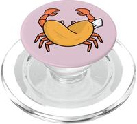 Fortune Cookie Crab Cute Snack Animal Pun Art | Funny Ocean PopSockets PopGrip for MagSafe