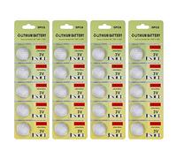 Fortune CR2025 3V Lithium Battery,Electronic Button Cell batteries for Toys Calculators Watches Led Light Candles (20 pcs)
