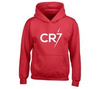 Fortune CR7 Printed Slogan Unisex Printed Hooded Sweatshirt Red