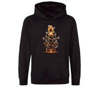 Fortune Dragon-Ball-Evolution Salogan Unisex Printed Hooded Sweatshirt Black