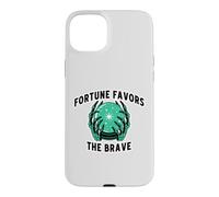 Fortune Favors The Brave - Crystal Ball Skeleton Hand Mystic Case for iPhone 15 Plus