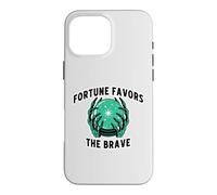 Fortune Favors The Brave - Crystal Ball Skeleton Hand Mystic Case for iPhone 16 Pro Max