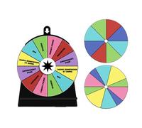 Fortune Spin Board Game - Color Segment Selector, Giveaway Decision Tool, Draw Spinner, Contest Choice Display | Twelve Section Spin Wheel Perfect Placement For Festival Carnival Booth