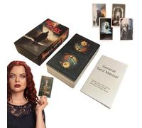Fortune Tarot Cards, Red Fairy Tarot Fortune Telling Playing Cards, Party Playing Fate Divination, English Version Standard Tarot Decks, Tarot Decks, Oracle Cards, Oracle Cards for Fortune Telling