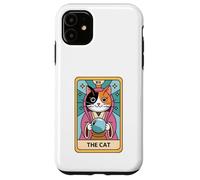 Fortune Teller Calico Cat The Cat Tarot Card Case for iPhone 11
