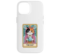 Fortune Teller Calico Cat The Cat Tarot Card Case for iPhone 14
