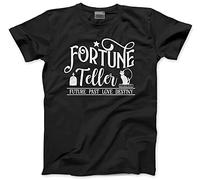 Fortune Teller - Kids T-Shirt - Black Cat Crystal Ball Palmistry 9-11 Years Black
