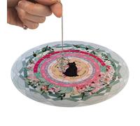 Fortune Telling Board - Portable Round Shape Astrology Pad, 8.5 Inch Spirit Mat | Spiritual AC Tool for Energy Work and Psychic Leadership, Chart for D