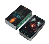 Fortune Telling Tarot Cards - Sacred Kingdoms Divination Deck | Mystical Tool for Fate Reading Spiritual Guidance Meditation Entertainment Party Favors, Occult Playing Card Game 4.13x2.48in