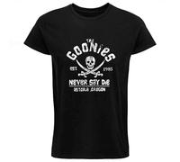 Fortune The Goonies Slogan Unisex Printed T-Shirt Black