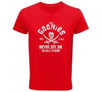 Fortune The Goonies Slogan Unisex Printed T-Shirt Red