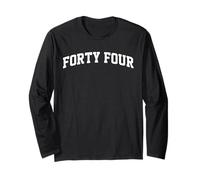 Forty Four 44 Year Old 44th Birthday College Style Long Sleeve T-Shirt