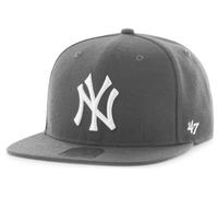 Forty Seven 47 Brand New York Yankees Charcoal NY No Shot Captain Snapback Cap
