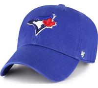 Forty Seven 47 Brand Toronto Blue Jays Royal Clean Up Curved Visor Strapback Cap