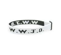 FORUBUS WWJD Bracelets, Inspirational Christian Wristbands for Men and Women, What Would Jesus Do Bracelets Pack/Single, M, Polyester, no gemstone