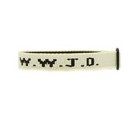 FORUBUS WWJD Bracelets, Inspirational Christian Wristbands for Men and Women, What Would Jesus Do Bracelets Pack/Single, M, Polyester, no gemstone