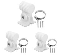 Foruly 3PCS Wall Mount Bracket Kit for Ubiquiti Nanostation Ns-5ac Lo0o5ac Nsm5 Locom5 Nsm2 Locom2 Ltu Lite White