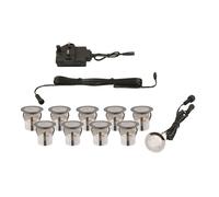 Forum Aubin Warm White LED Deck Light - Stainless Steel - Set of 10