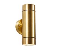 Forum Brac Up & Down Outdoor Wall Light - Brass
