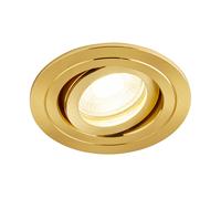 Forum Cali IP65 Tiltable Downlight - Satin Brass