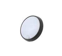 Forum Cano 15W LED Round Bulkhead with PIR IP65 - Black - CZ-34023-BLK