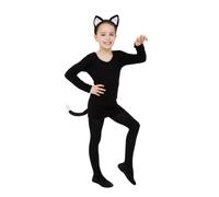 Bristol Novelty Children Costume DS156 – Cat Set, Black, One Size, Unisex, Pack of 1 Ears & Tail