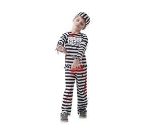 Forum Child Zombie Convict (Boy), Kids Fancy Dress