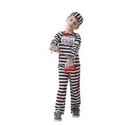 Forum Child Zombie Convict (Boy), Kids Fancy Dress Large 7-8 Years